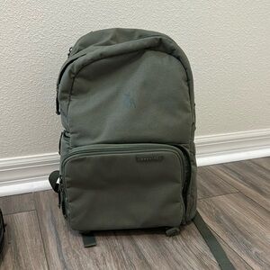 Olive Green Brevite Backpack - customizable sections